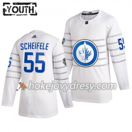 Dětské Hokejový Dres Winnipeg Jets Mark Scheifele 55 Bílá Adidas 2020 NHL All-Star Authentic